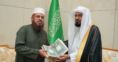 مجمع الملك فهد لطباعة المصحف الشريف يستقبل رئيس جمعية الحديث في بنغلاديش