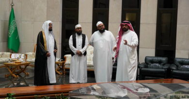مجمع الملك فهد لطباعة المصحف الشريف يستقبل رئيس المركز الإسلامي للأعمال الخيرية في دكا