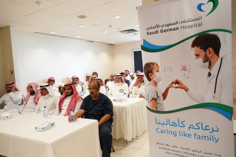مجمع الملك فهد لطباعة المصحف الشريف يقيم فعالية صحية لمنسوبيه بالتعاون مع المستشفى السعودي الألماني