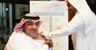 مجمع الملك فهد لطباعة المصحف الشريف ينظم حملة تطعيم ضد الإنفلونزا الموسمية لمنسوبيه بالتعاون مع مدينة الملك سلمان الطبية